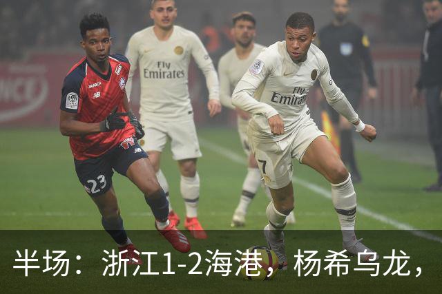 半场：浙江1-2海港，杨希乌龙，梅伦多、安佩姆破门